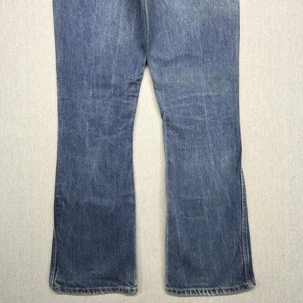 Vintage Levi's 646 Orange Tab Bellbottom Flare Denim 32x32 (Fits 30x32)
